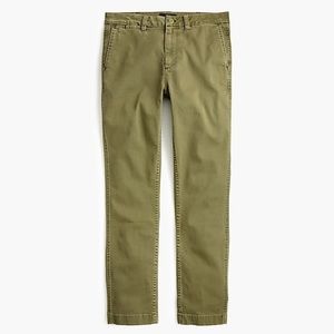 J. Crew High-rise slim boy chino pant